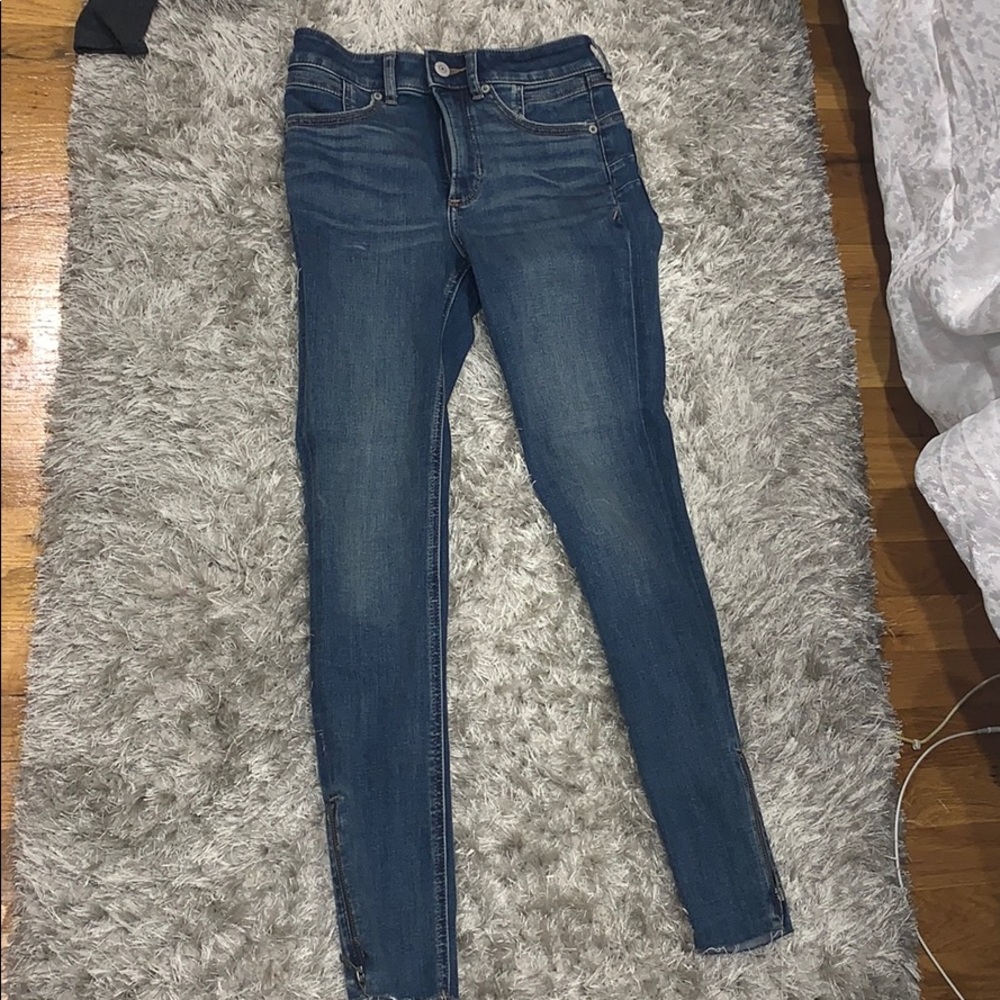 EXPRESS NEW 0R ankle legging high rise jeans
